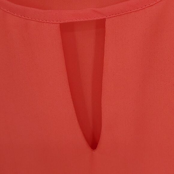 Rose & Olive bright peach blouse.  XS. Beautiful color. - Picture 4 of 8